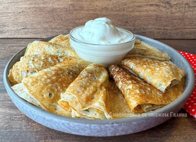 Вкусные блины с сыром и зеленью: идеальный рецепт для Масленицы