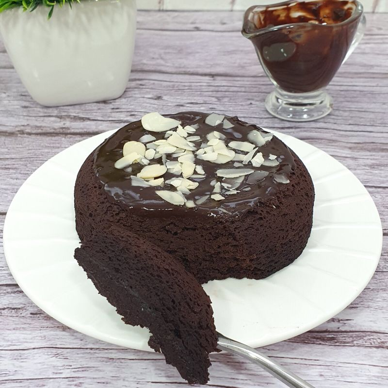 Вкусный кладезь здоровья: Нежный шоколадно-яблочный кекс в кружке за 10 минут