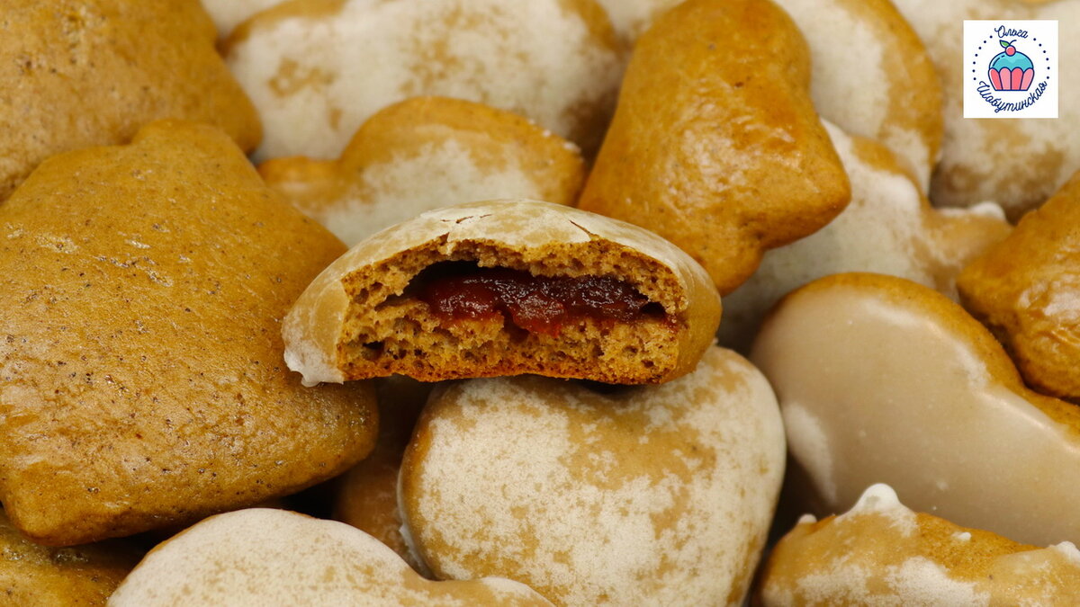 Как приготовить восхитительные медовые пряники с начинкой и глазурью