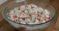Салат с плавленым сыром и крабовыми палочками