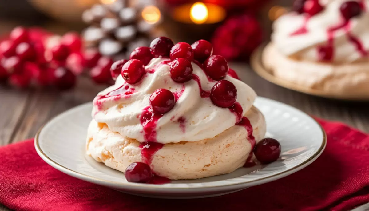 Безе с клюквой: легкость, которая манит вкусом