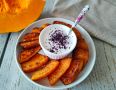 Открыть новый вкус тыквы: Жареная тыква с брынзой и чесноком
