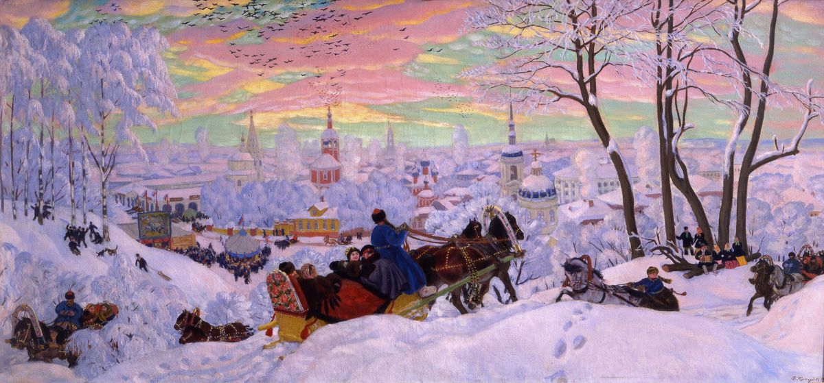 Масленица Бориса Кустодиева: Жизнерадостие вопреки невзгодам