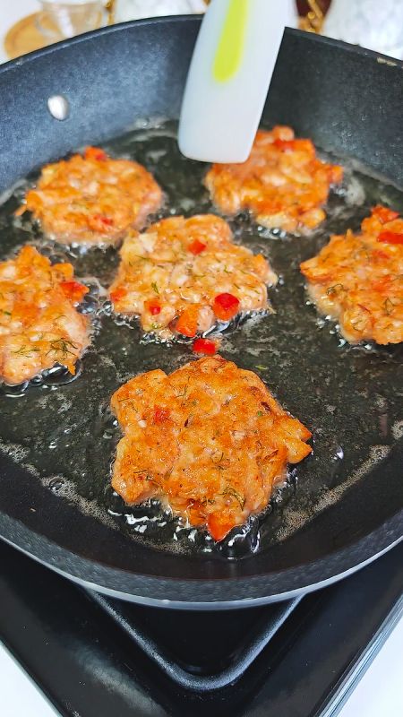 Покорите всех своими куриными оладьями!