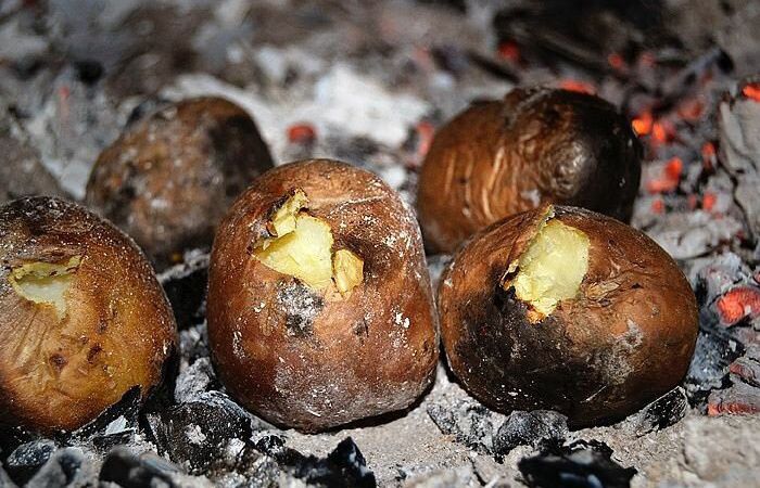 Запеченный картофель в костре: два простых способа