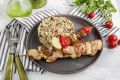 Шашлыки из индейки на гриле: яркий вкус с легким табуле